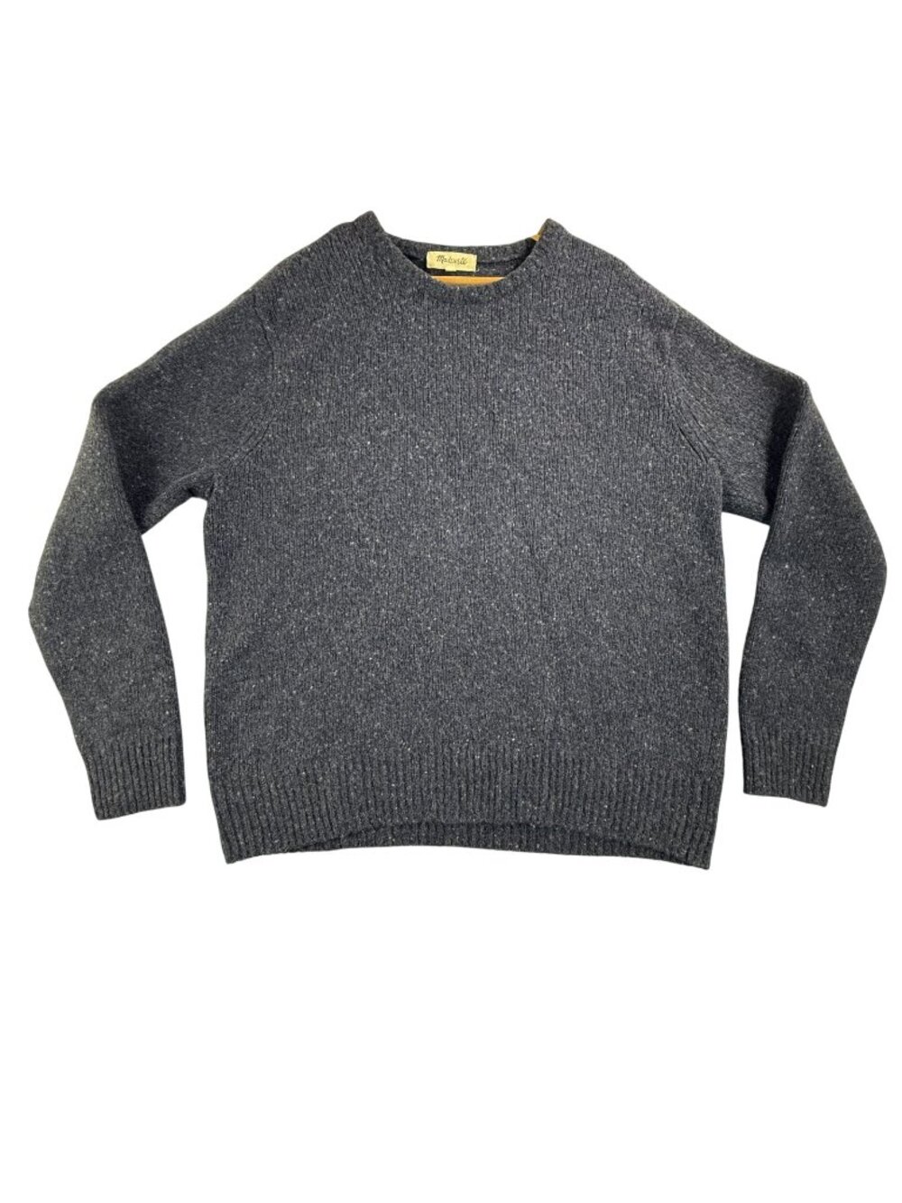 Madewell Sweater Mens XL Blue Merino Wool Alpaca Crewneck Knit Pullover Casual